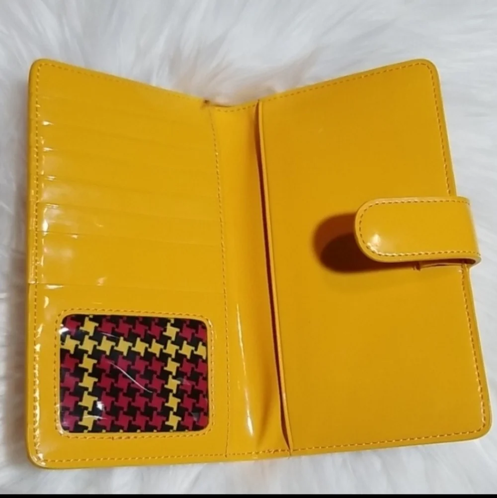 Baekgaard Yellow Vinal Bifold Wallet